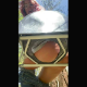Goddess Nixie sits on a potty chair outdoors while pissing and shitting. Poop action is clearly visible. She wipes and shows us her dirty TP, sits back down and shits some more. Vertical format video. Over 2 minutes.